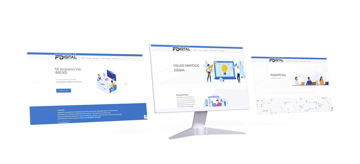F Digital Požarevac izrada web sajtova i online prodavnica u wordpress i woocommerce CMS-u