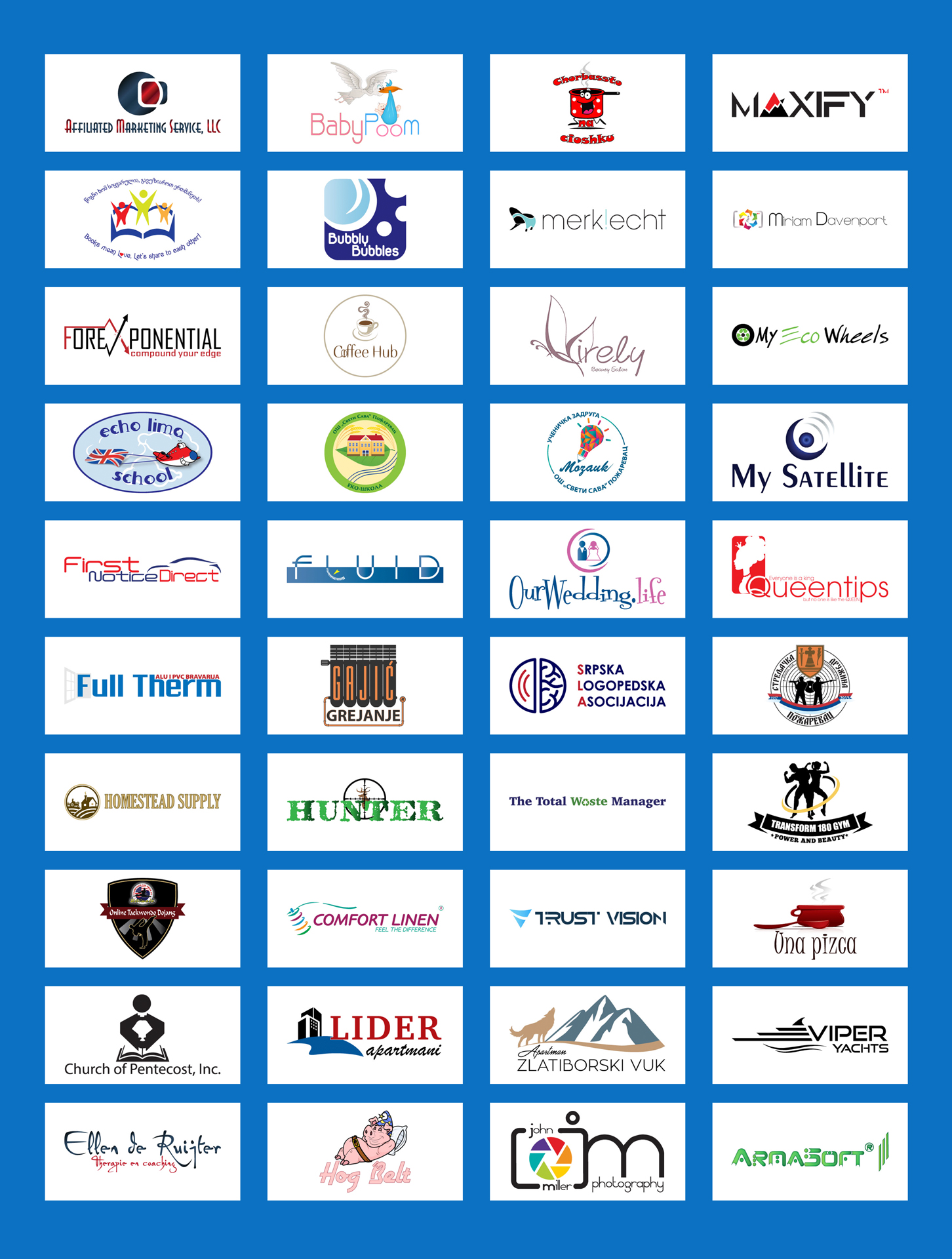 Logo dizajn - portfolio F Digital Požarevac